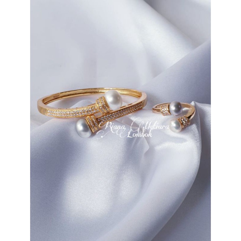 Gelang dan Cincin Mutiara Lombok