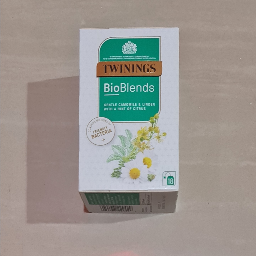 Twinings BioBlends Gentle Camomile &amp; Linden of Citus Tea 18 x 1.5 Gram