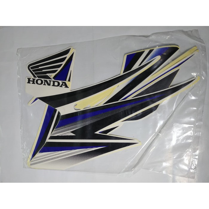 SALE -  Striping Lis Bodi &amp; Stiker Body CB150R 2013 Putih Biru