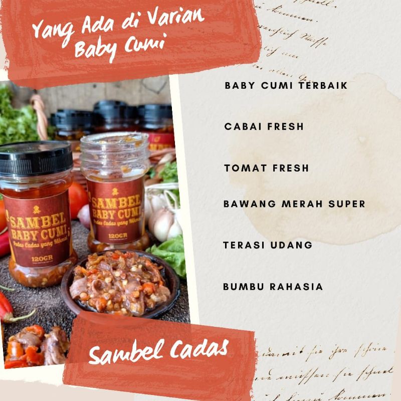 

sambel baby cumi PROMO