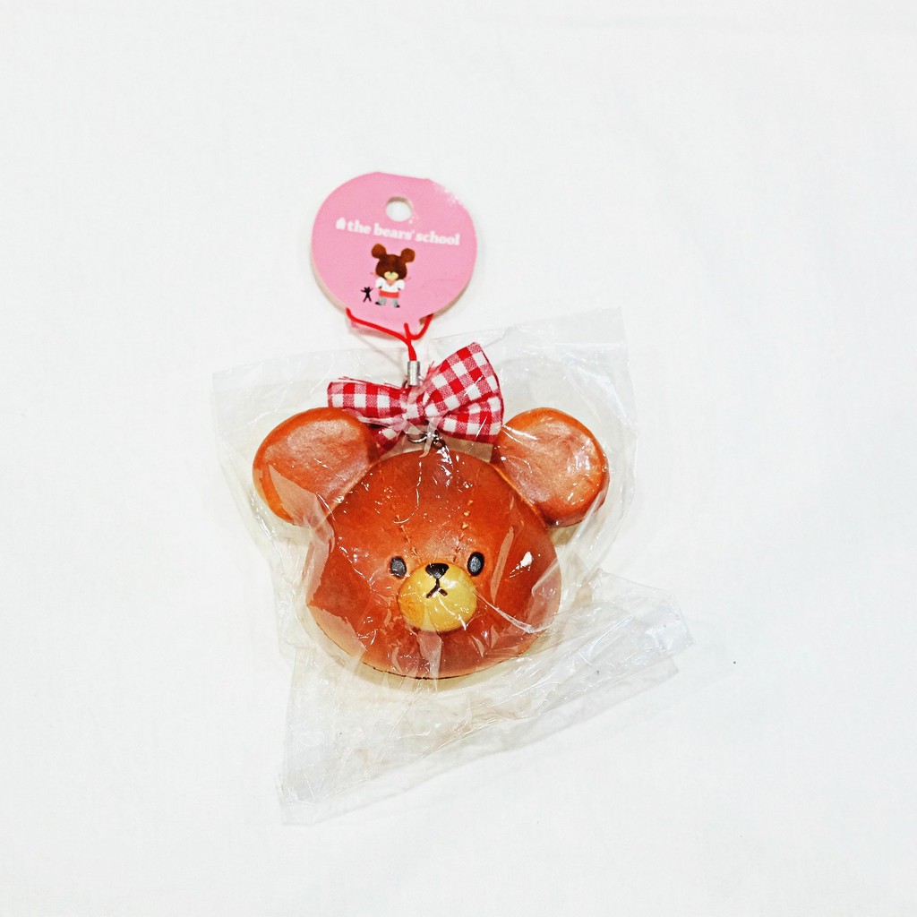 RARE BEAR SCHOOL JACKIE BREAD BUN SQUISHY