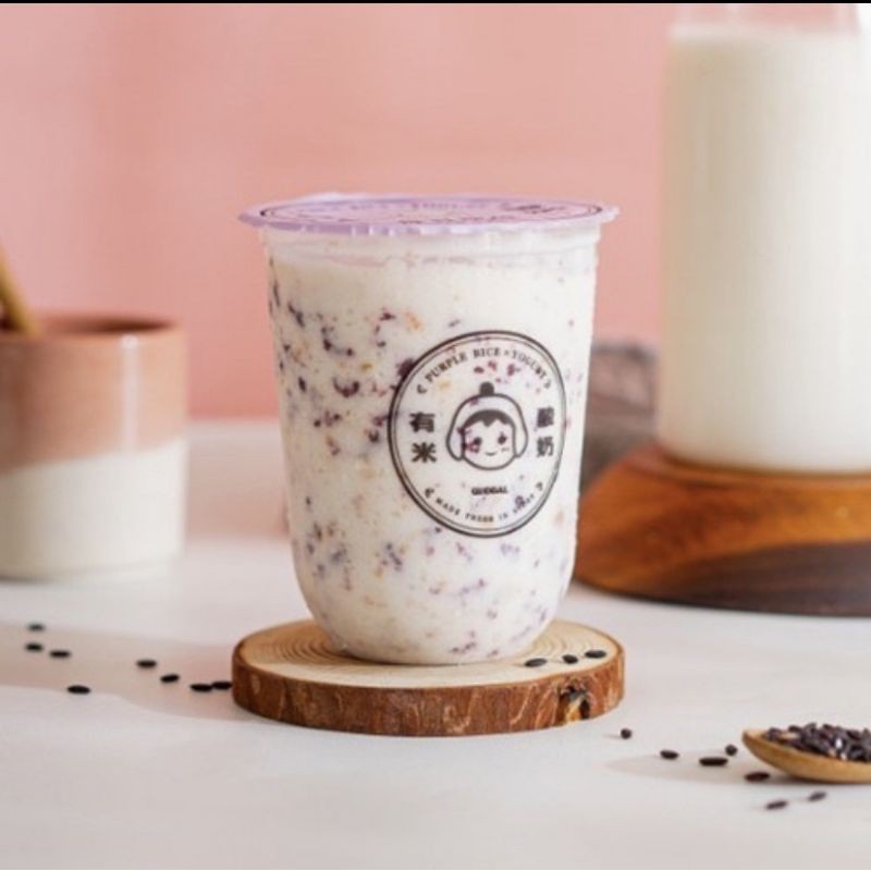 

Red Bean Purple Rice Yogurt