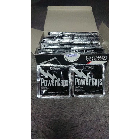 Power caps  ultimate nutrition 1 sachet isi 2caps