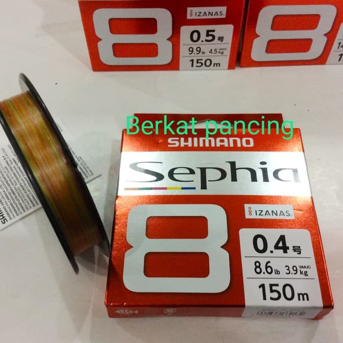 SENAR PANCING SHIMANO SEPHIA 8 PE 150M