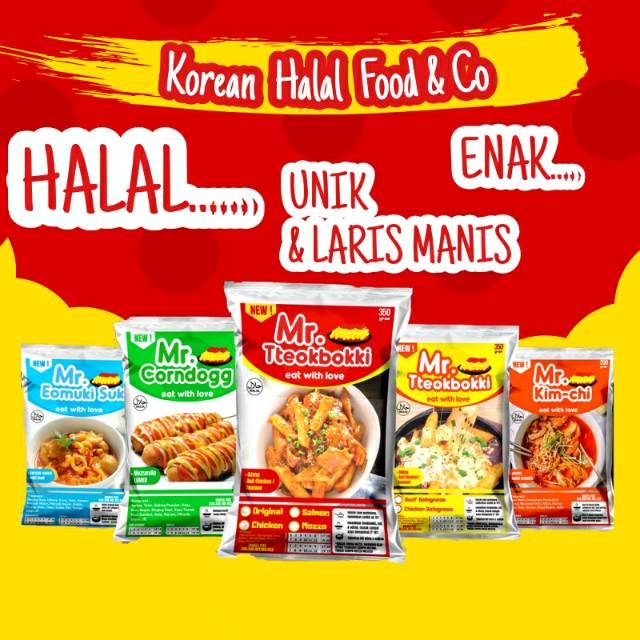 

Makanan Kekinian Korean Mr Tteokbokki Pasta Kuah Kental Pedas Manis Korean Food Halal Homemade