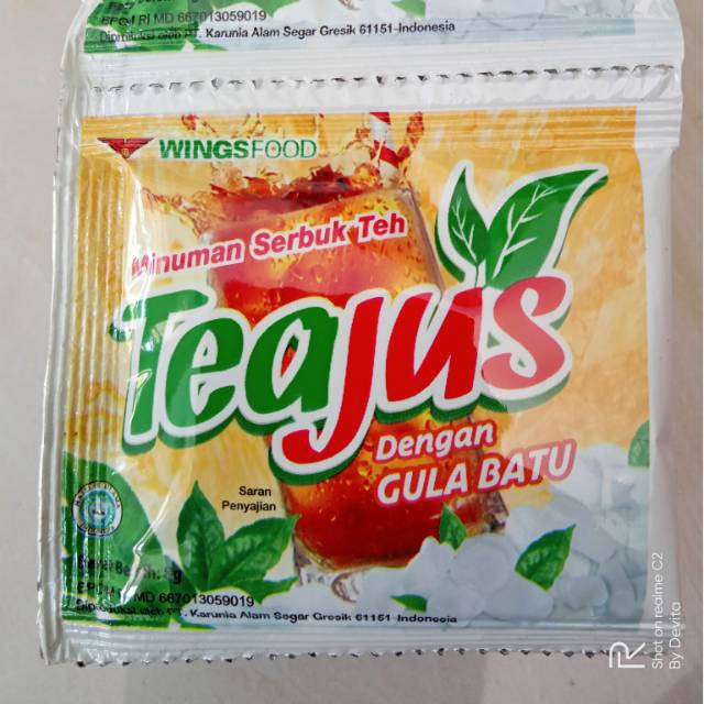 

Tea Jus Gula Batu isi 10 sachet