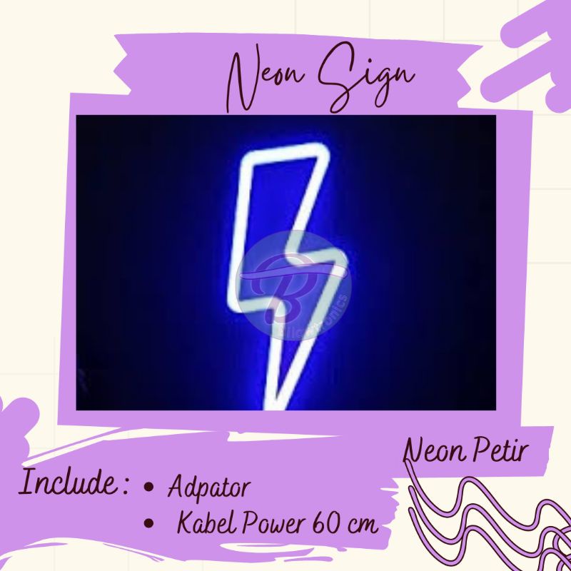 Neon Sign Petir
