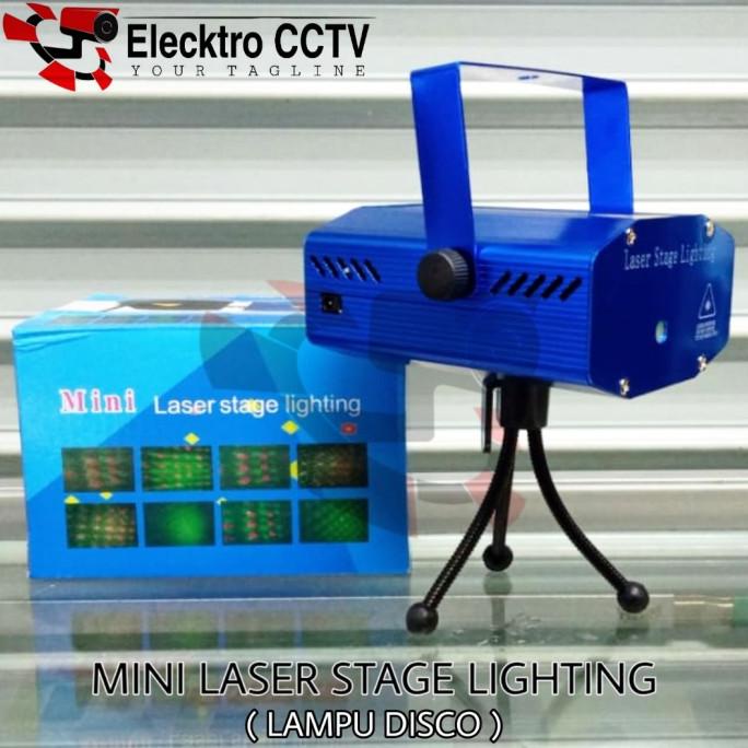 Mini Laser Stage Lighting Sensor Music Disco / Laser Tembak