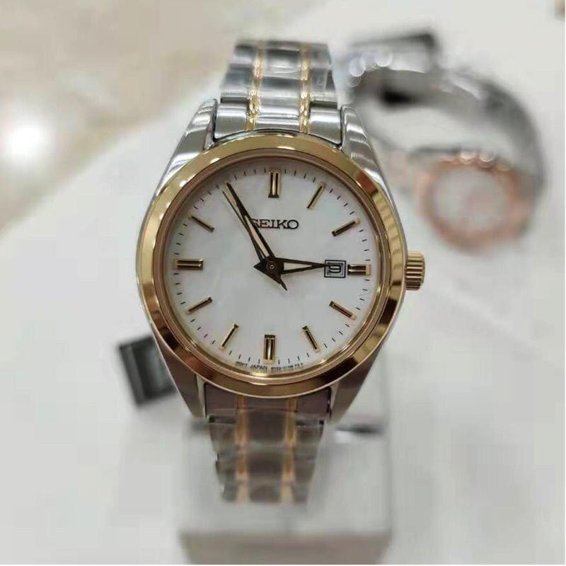 Seiko Ladies SUR636P1 Sapphire Two Tones - Jam Tangan Wanita SUR636