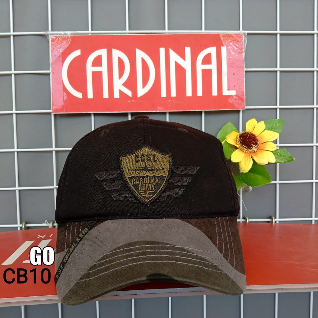 gof CB CARDINAL TOPI CASUAL 100 % Original Topi Cowok Baseball Keren