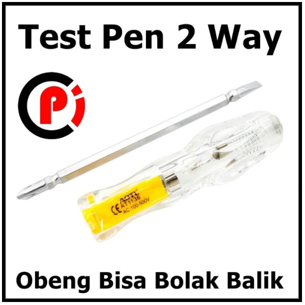 Test Pen Tespen Testpen AC 2 Way Obeng Bolak Balik