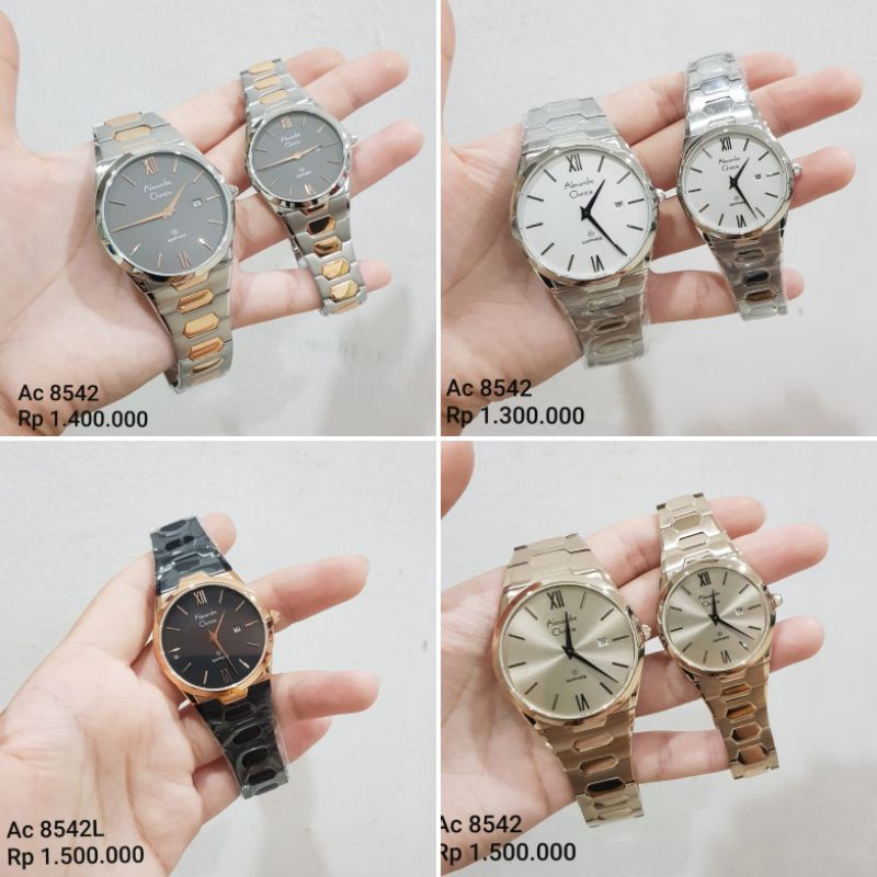 Jam Couple Alexandre Christie AC 8542 MD Original  | Ac 8542 LD