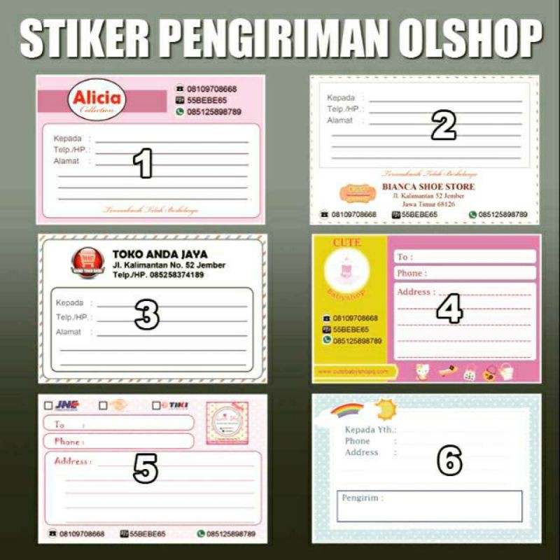 

shiping stiker pengiriman 10x8