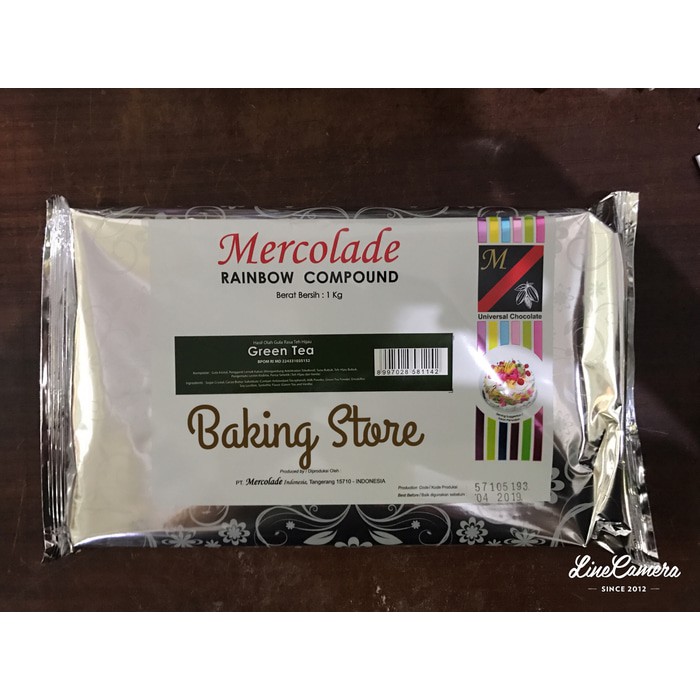 

Chocolate Compound - Cokelat Potongan Mercolade Green Tea 1kg promo