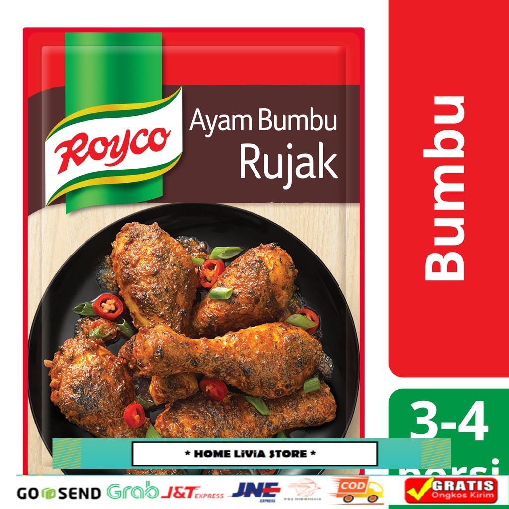 

Royco Ayam Bakar Bumbu Rujak 22g