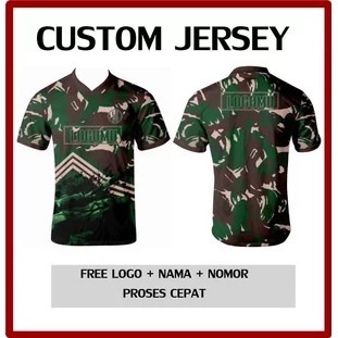 Baju Kaos Jersey Militer Tentara 534 Printing Custom