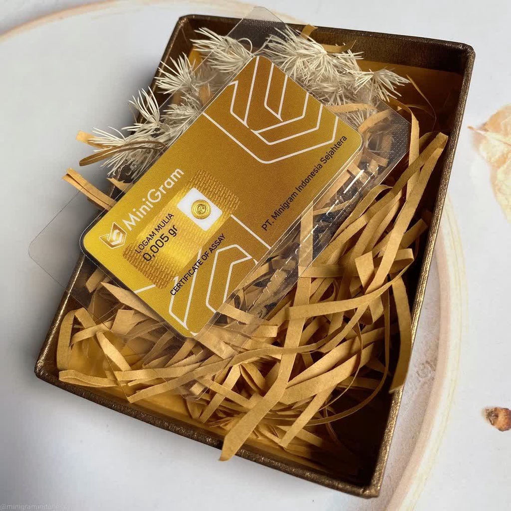 MINIGRAM 0.005 GRAM Emas Mini Logam Mulia-1