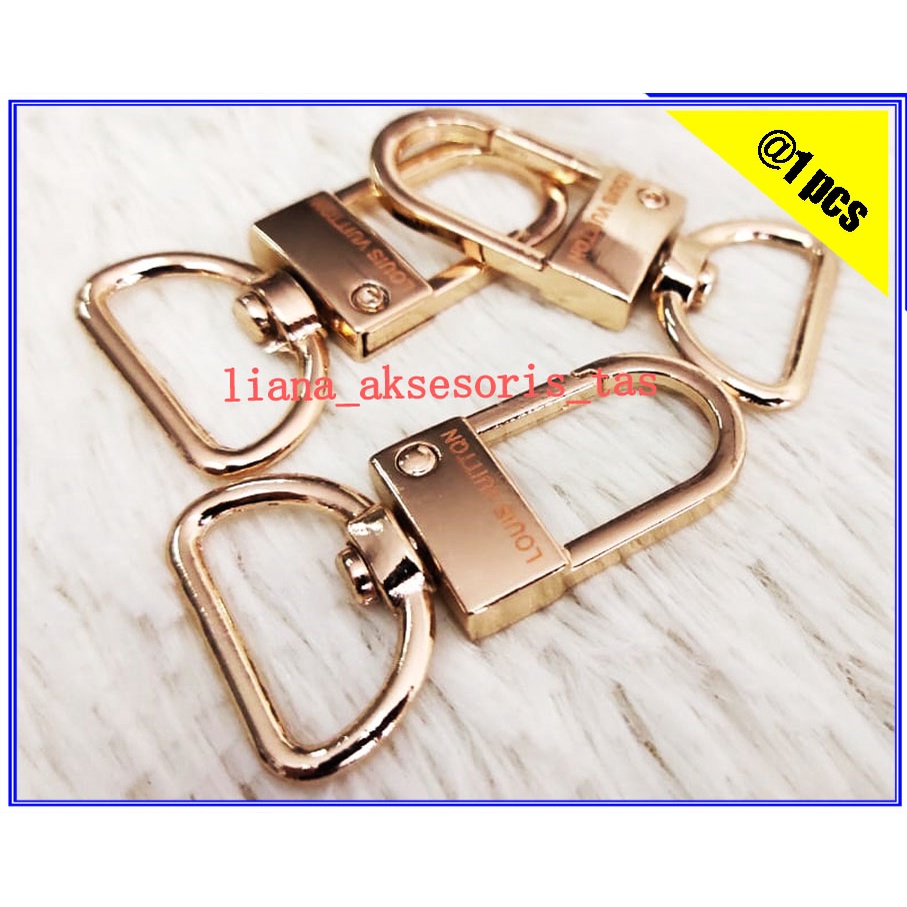 -AKSESORIS TAS (@1 biji) CANTOLAN UNTUK RANTAI CANTELAN UNTUK TAS KAITAN TALI TAS IMPOR BAGUS LIGHT 