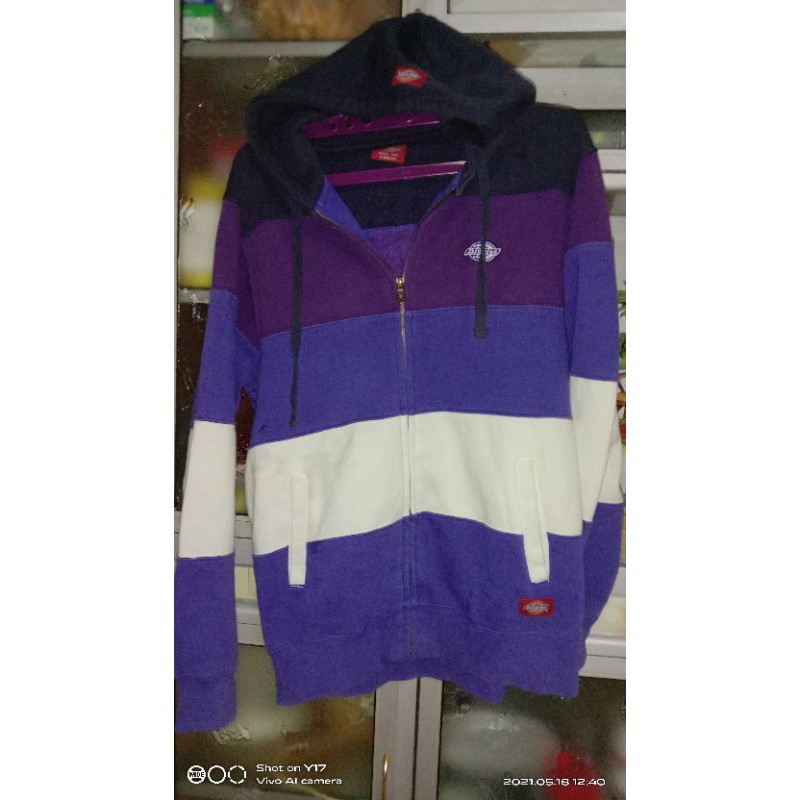 Hoodie Zipper/ziphoodie/jaket dickies original 4 tone second