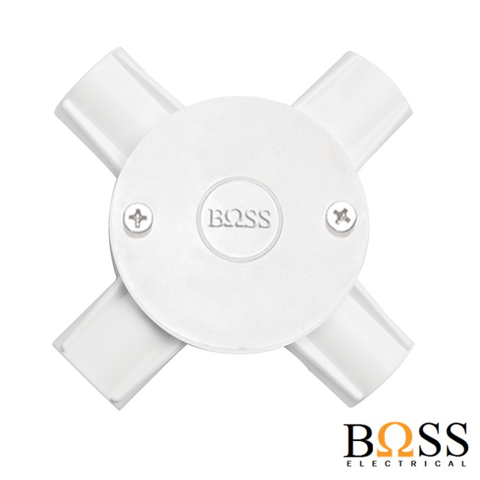 BOSS TDUS CABANG 3 PUTIH 20MM / TDUS CABANG 4 PUTIH 20MM / CROSS DUS C4 WHITE