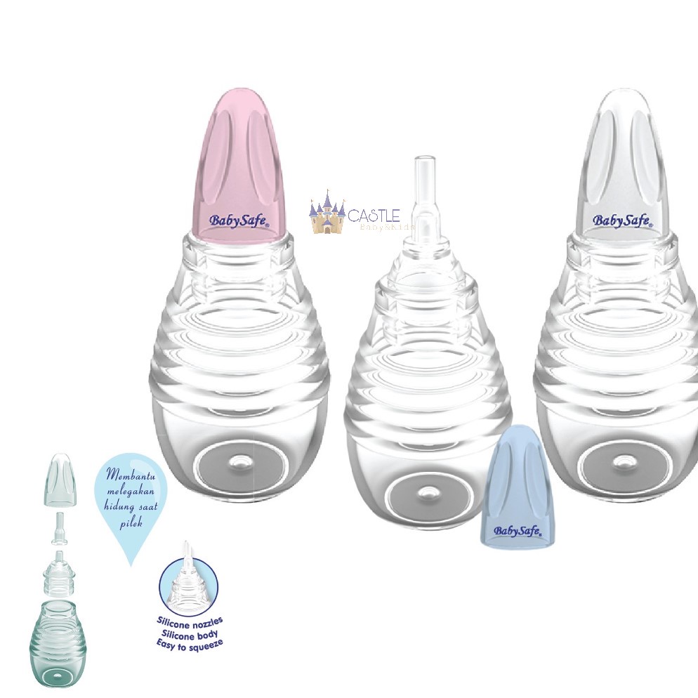 Castle - Baby Safe Silicone Nasal Aspirator NAS01 - Penyedot Ingus