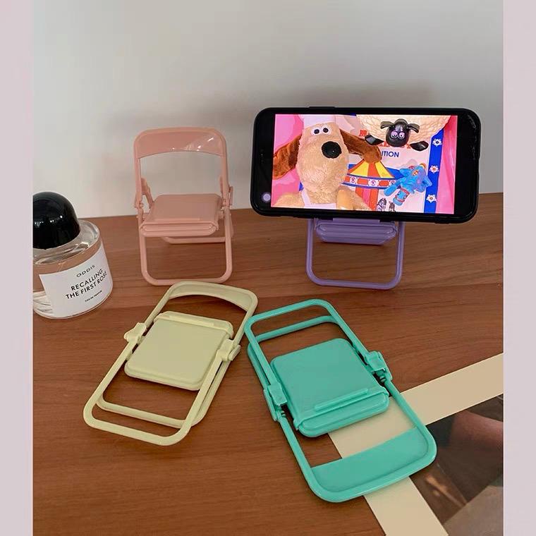 [TPC] Phone Holder Kursi Lucu Aesthetic Folding Chair Stand Holder HP Dudukan Handphone LL007