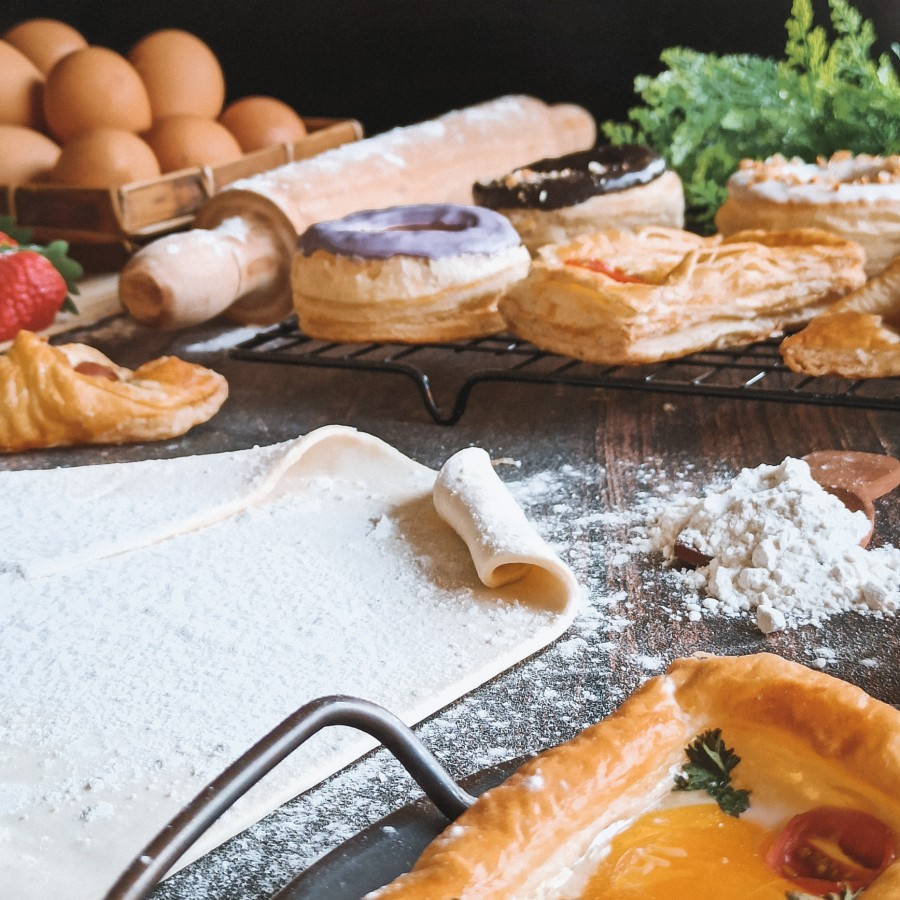 

Ssl09 Puff Pastry Sheet / Adonan siap Lipat 88x22 cm