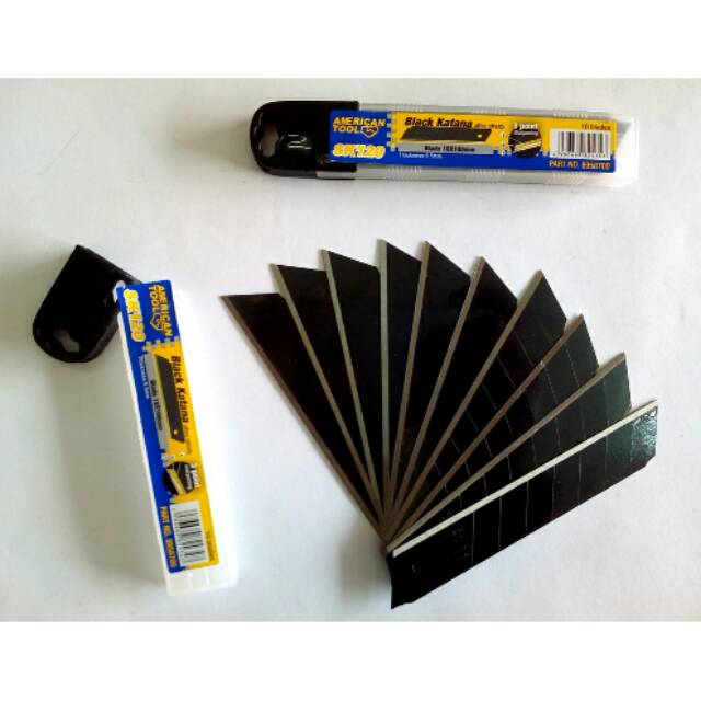 

Isi Cutter 10pc Super Tajam American Tool/ISI CUTTER AMERICAN TOOL 18MM BERKUALITAS