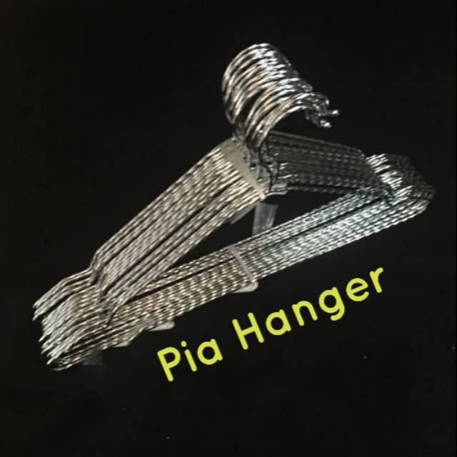 1 LUSIN PREMIUM GANTUNGAN HANGER BAJU BESI ULIR