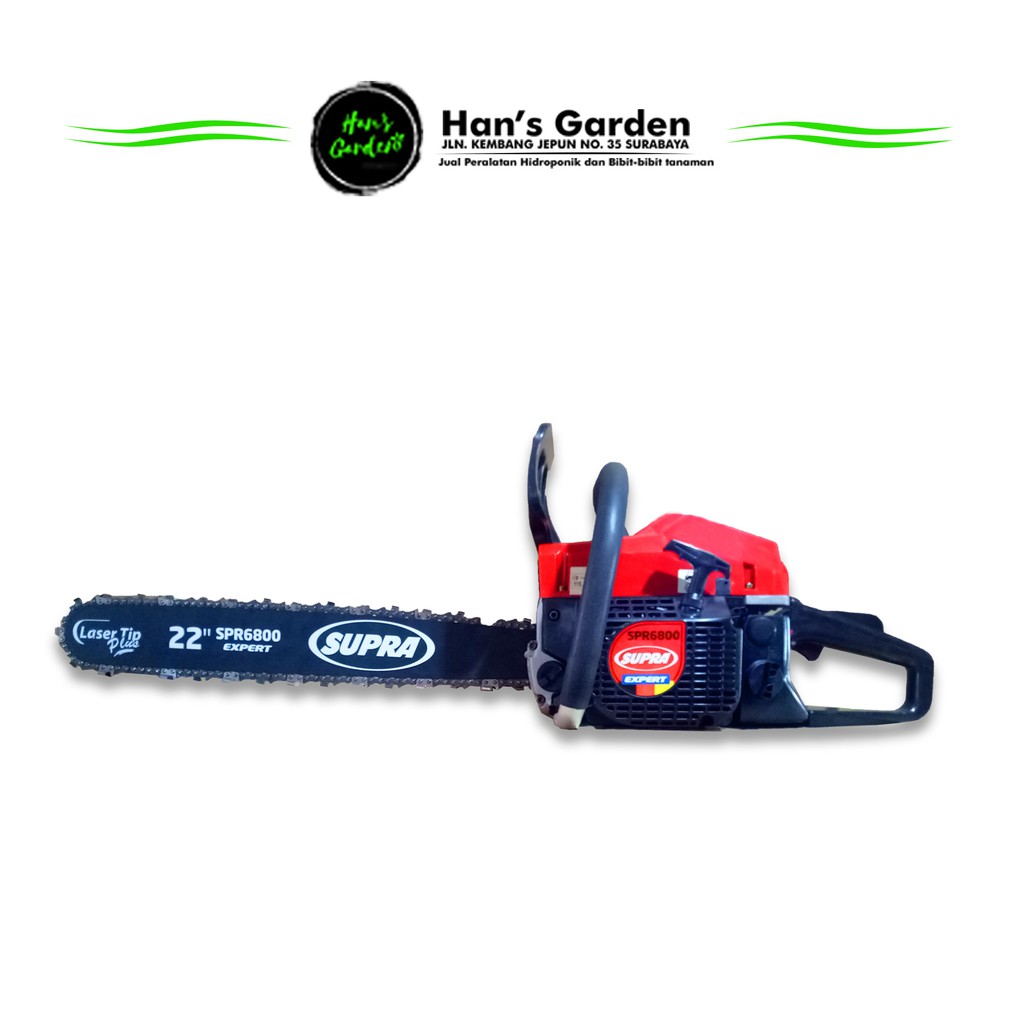 Chainsaw mesin gergaji kayu SUPRA SPR6800 22 in