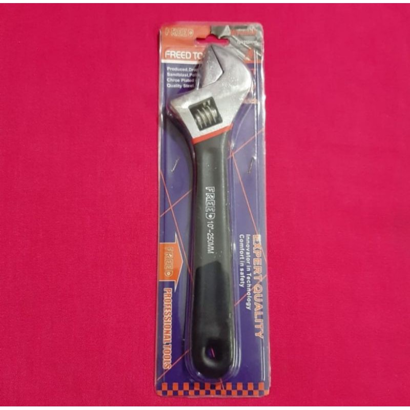 KUNCI Inggris 10 inch gagang karet