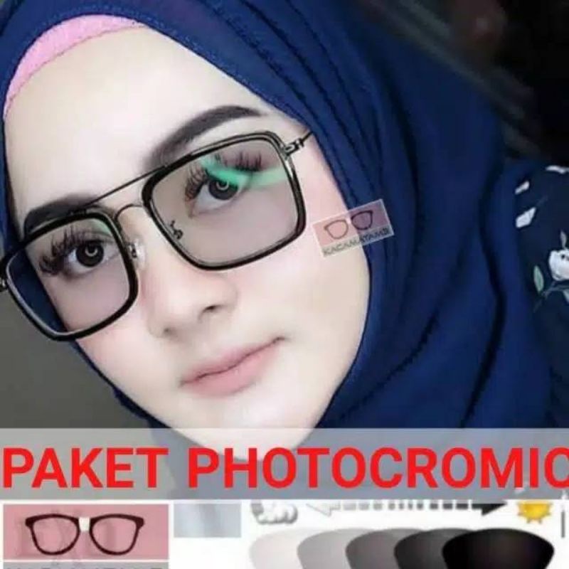 kacamata lensa photocromic antiradiasi boleh pilih yang blueray bisa normal minus plus cilinder tergantung permintaan sampai minus 5 cyl 2 harga masih sama tulis saja pesanan kaka di catatan saat order free box lap cairan pembersih 16006 size 51-18-140