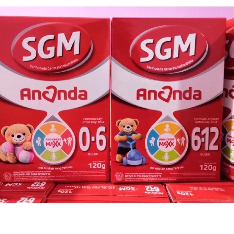 SGM ANANDA 0-6 120gr/SGM ANANDA 6-12 120gr/SGM ANANDA 120gr/SGM 0 6/SGM 6 12