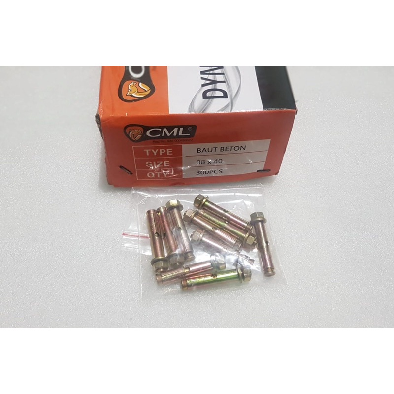 Dyna bolt baut beton isi 10pcs merk camel