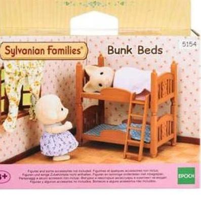 sylvanian families triple bunk beds argos