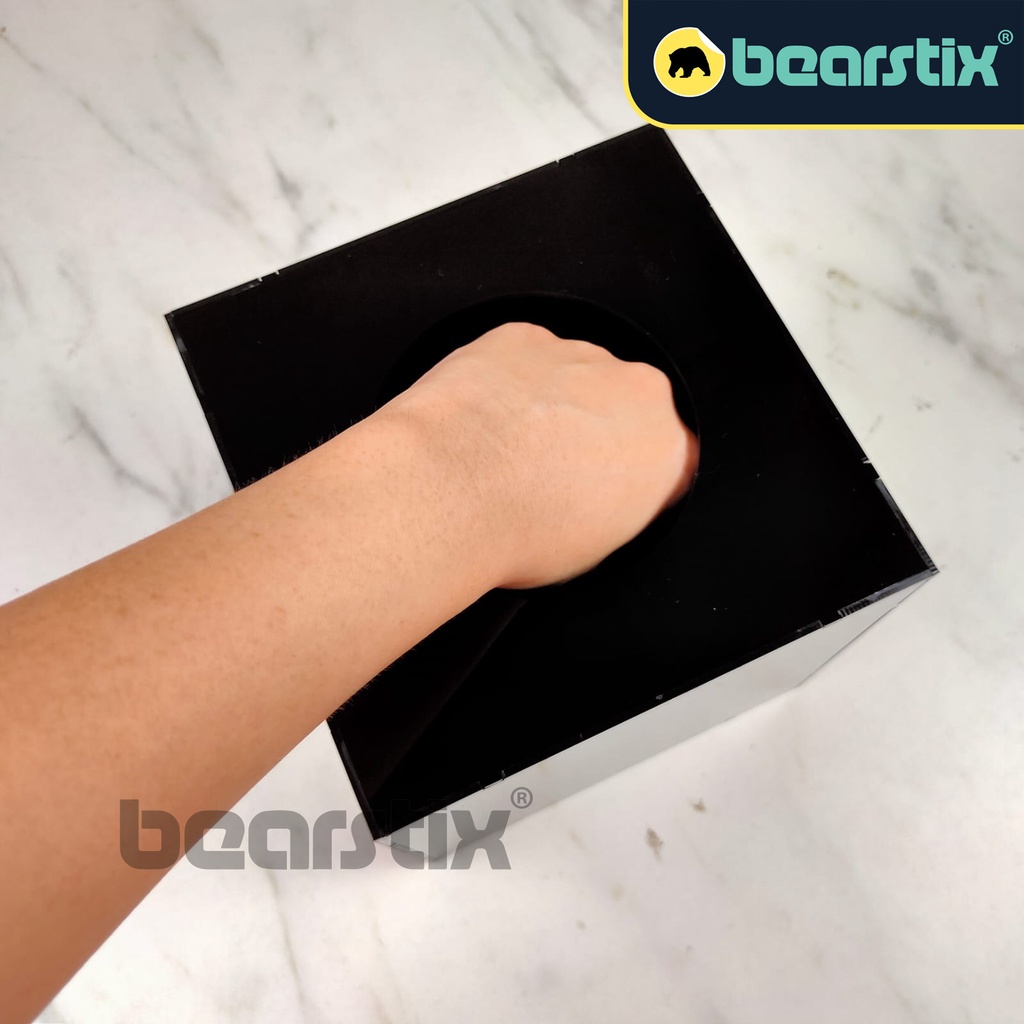 

Kotak Undian Hitam / Box Lucky Draw Akrilik Kupon Lucky Dip Acrylic