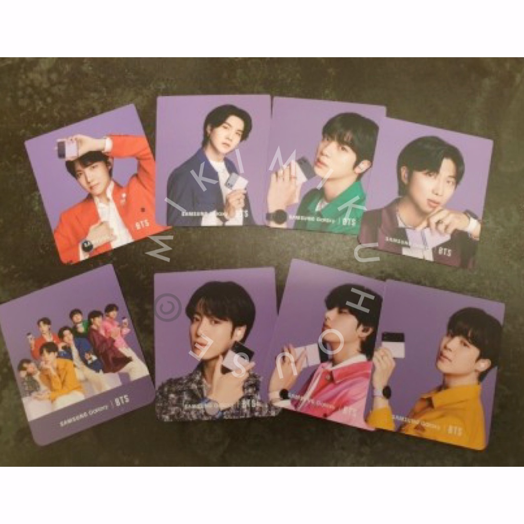 KOREA LIMITED Z FLIP 4 X BTS POCA PHOTOCARD SET PC PHOTO CARD ZFLIP4 COLLAB BANGTAN GALAXY SAMSUNG