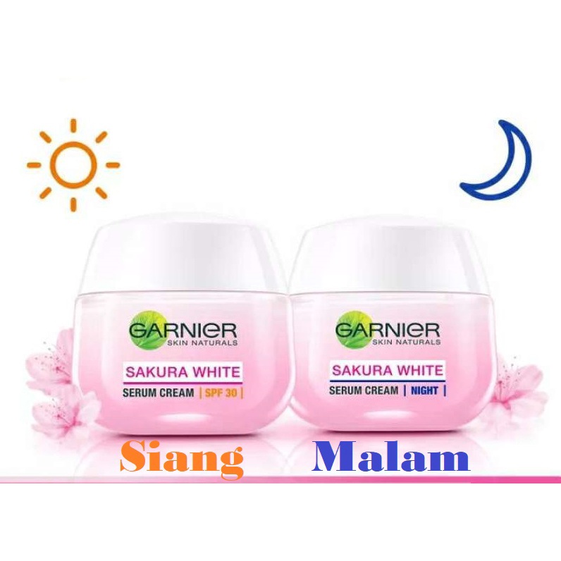 Garnier Sakura White Night Cream Garnier Sakura White SPF 30 Cream Moisturizer Skin Care 50 ml