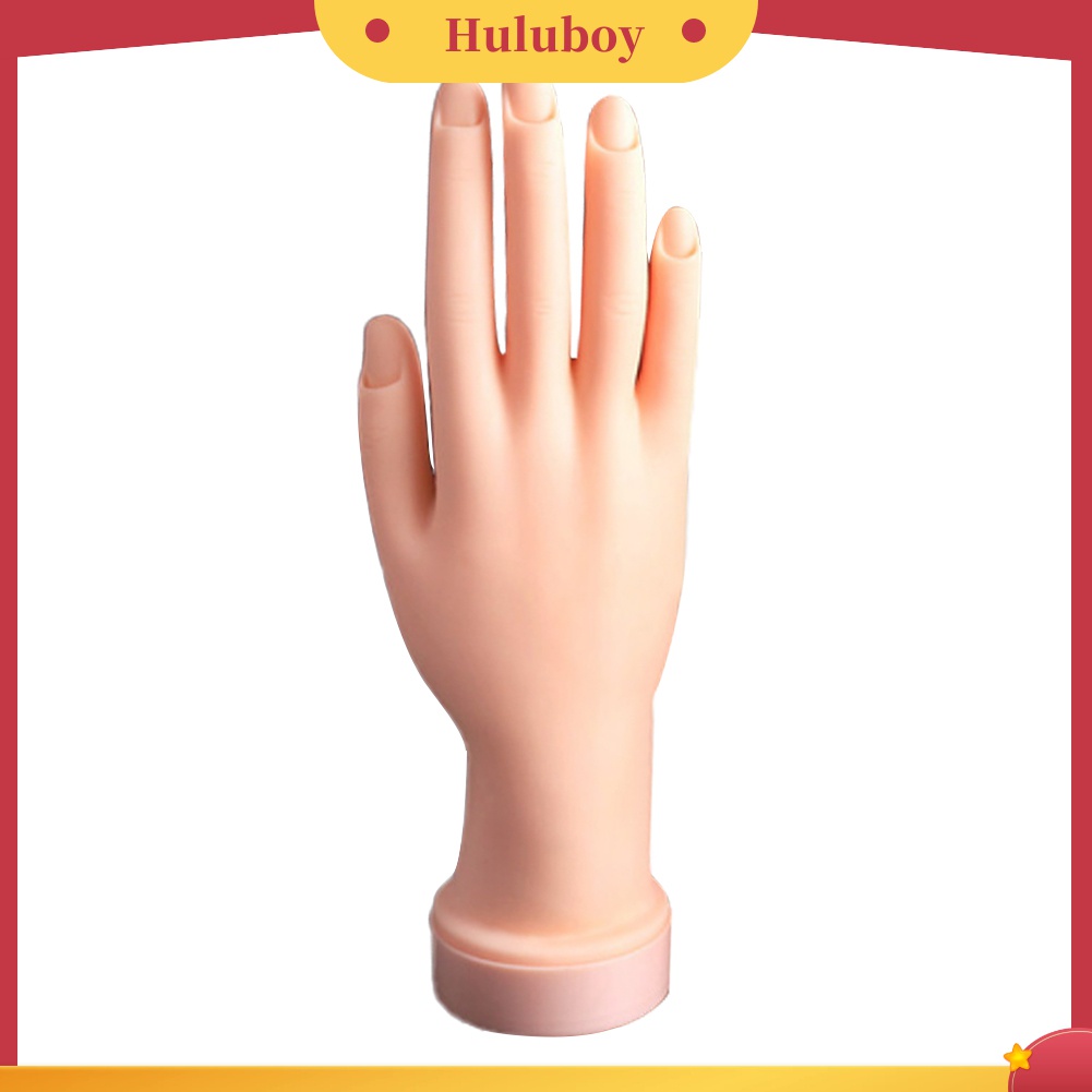 Huluboy Huluboy♡ Model Tangan Bahan Karet PVC Super Lembut Untuk Latihan Manicure