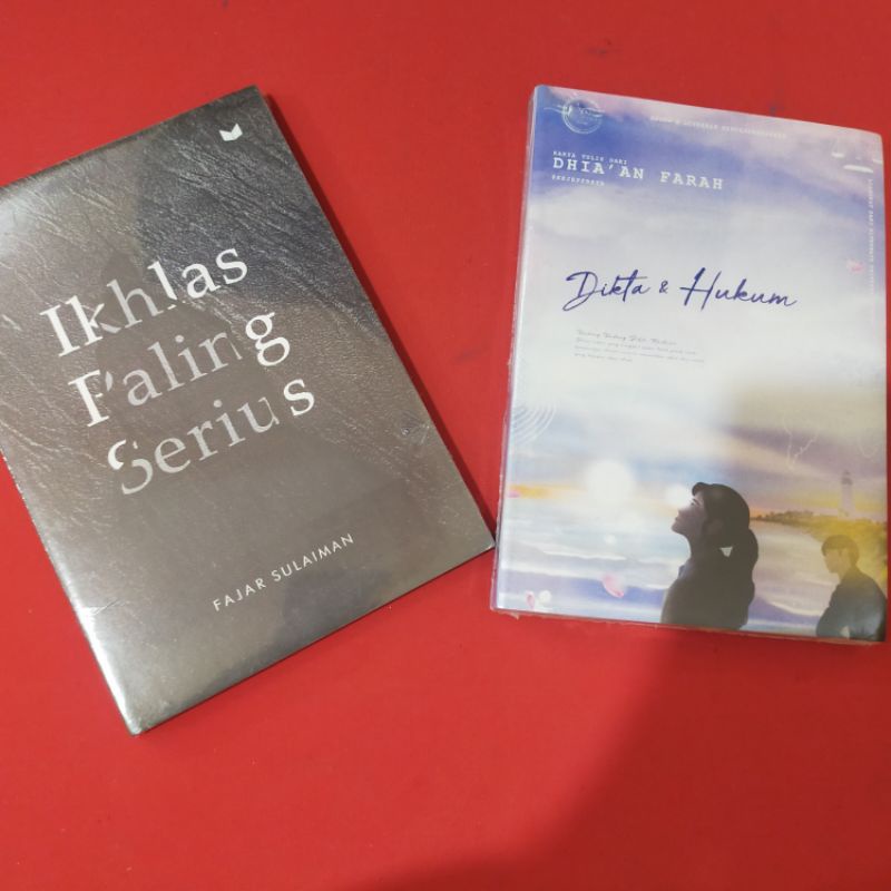 Jual Paket 2 Novel Ikhlas Paling Serius And Dikta Dan Hukum Novel Pesona Shopee Indonesia 