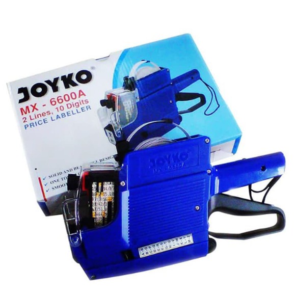 

Mesin Label Joyko MX - 6600A 2 line baris 10 digit Price Labeller Sticker