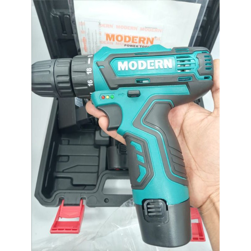 MESIN BOR BATERAI MODERN M-12V / MESIN BOR CORDLESS DRILL