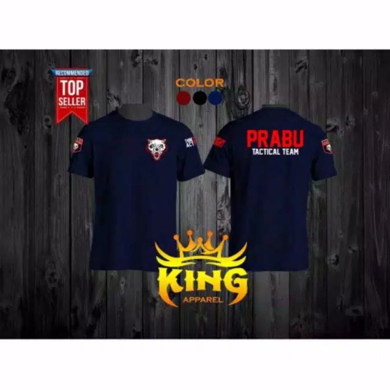 Kaos Baju T-Shirt PRABU TACTICAL TEAM Lengan Pendek