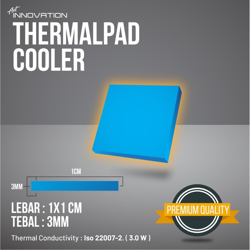 THERMALPAD CONDUCTIVE SILICONE FOR GPU HEATSINK COOLING THERMAL PAD