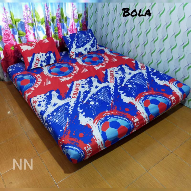 SPREI MOTIF BOLA SPREI DEWASA SPREI FCB SPREI BARCA