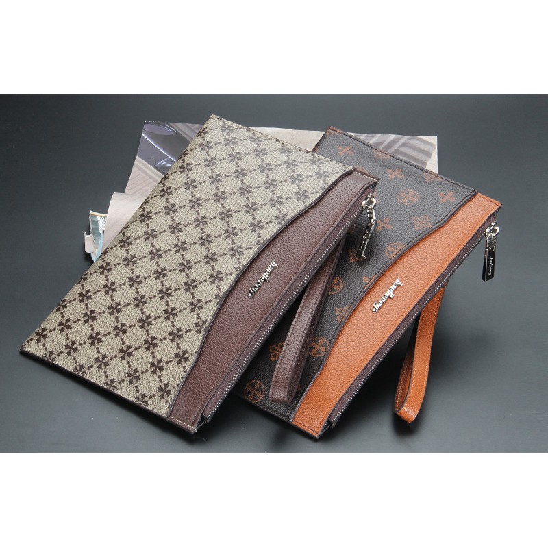 BAELLERRY S5581 Clutch Pria Wanita Bahan Kulit PU Leather Premium WATCHKITE WKOS
