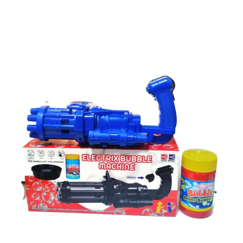 Mainan Anak Bubble Gun Elektrik