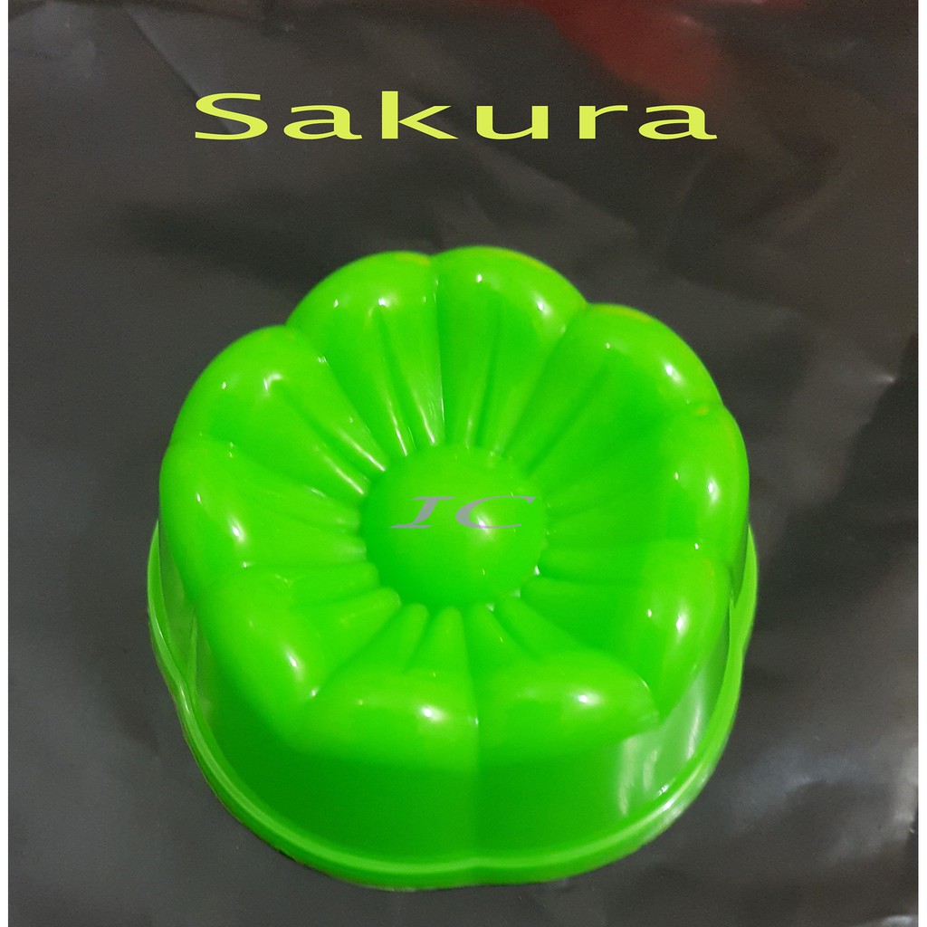 CETAKAN PLASTIK LUSINAN BENTUK BUNGA SAKURA