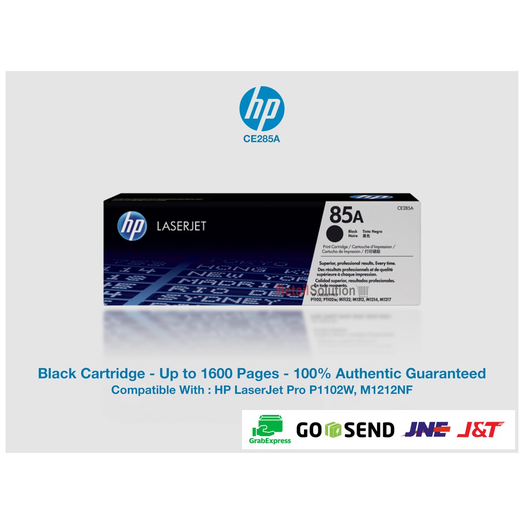 Cartridge HP 85A CE285A LaserJet Black Toner Cartridge