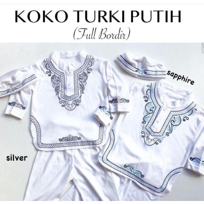 SET KOKO PECI TURKI PUTIH